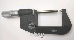 Starrett 0 To 1 Digital 60 Degree Point Micrometer In Very Good Condition