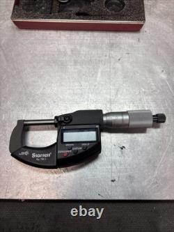 Starrett 796.1XRL-1 Digital 0-1 (NEW) Carbide Tips Comes With New Batt. & Case