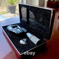 Starrett No. 734 0-1 Electronic Digital Micrometer with Original Case Tested