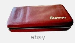 Starrett No. 734 0-1 Electronic Digital Micrometer with Original Case Tested
