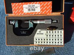 THREAD MICROMETER 0-1 withanvil set MITUTOYO 126-137 OVER $900 WHEN NEW MACHINIST