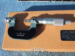 THREAD MICROMETER 0-1 withanvil set MITUTOYO 126-137 OVER $900 WHEN NEW MACHINIST