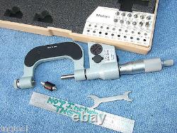 THREAD MICROMETER MITUTOYO 326-712-10 With 12 ANVILS 1-2 OVER 1000 NEW MACHINIST