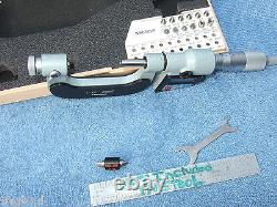 THREAD MICROMETER MITUTOYO 326-712-10 With 12 ANVILS 1-2 OVER 1000 NEW MACHINIST
