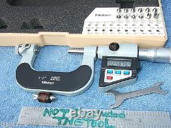 THREAD MICROMETER MITUTOYO 326-712-10 With 12 ANVILS 1-2 OVER 1000 NEW MACHINIST