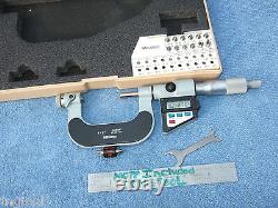 THREAD MICROMETER MITUTOYO 326-712-10 With 12 ANVILS 1-2 OVER 1000 NEW MACHINIST