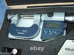 THREAD MICROMETER with4anvils MITUTOYO 326-711-30 0-1 OVR $1300 IF NEW MACHINIST