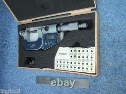 THREAD MICROMETER with4anvils MITUTOYO 326-711-30 0-1 OVR $1300 IF NEW MACHINIST