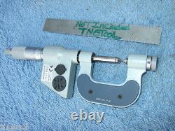 THREAD MICROMETER with4anvils MITUTOYO 326-711-30 0-1 OVR $1300 IF NEW MACHINIST