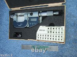 THREAD MICROMETER with4anvils MITUTOYO 326-711-30 0-1 OVR $800 WHEN NEW MACHINIST