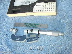 THREAD MICROMETER with4anvils MITUTOYO 326-711-30 0-1 OVR $800 WHEN NEW MACHINIST