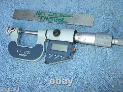 THREAD MICROMETER with4anvils MITUTOYO 326-711-30 0-1 OVR $800 WHEN NEW MACHINIST