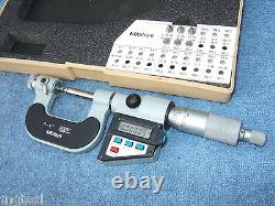 THREAD MICROMETER with8anvils MITUTOYO 326-711-30 0-1 OVR $900 WHEN NEW MACHINIST