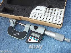 THREAD MICROMETER with8anvils MITUTOYO 326-711-30 0-1 OVR $900 WHEN NEW MACHINIST
