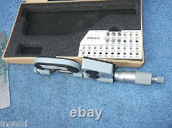 THREAD MICROMETER with8anvils MITUTOYO 326-711-30 0-1 OVR $900 WHEN NEW MACHINIST