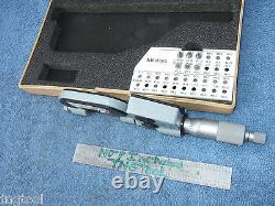 THREAD MICROMETER with8anvils MITUTOYO 326-711-30 0-1 OVR $900 WHEN NEW MACHINIST