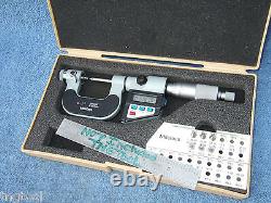 THREAD MICROMETER with8anvils MITUTOYO 326-711-30 0-1 OVR $900 WHEN NEW MACHINIST