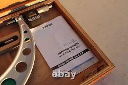 USED Mitutoyo 293-772 13-14 Digital Outside Micrometer withCase