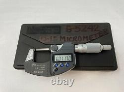 Used Mitutoyo 293-330-30 Digimatic Digital 1 Micrometer Calibrated