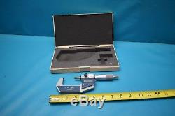Used Mitutoyo Digital Micrometer 1-2 No. 293-722-30 With Case
