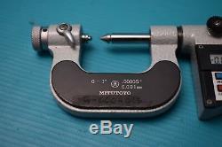 Used Mitutoyo Thread Micrometer 326-711 0-1