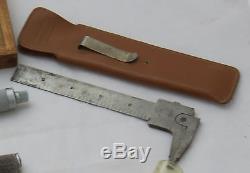 Vintage Machinist Tool LOT Mitutoyo Starret Micrometer Standards Digital Analog