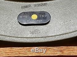 Vintage Mitutoyo 104-151 Outside Micrometre with 4 Interchangeable Anvils 8-12