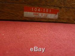 Vintage Mitutoyo 104-151 Outside Micrometre with 4 Interchangeable Anvils 8-12