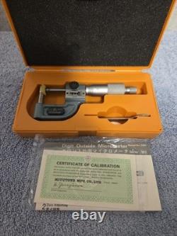 Vintage Mitutoyo Digit Outside Micrometer With 0.0001 Inch Precision 295-314