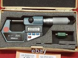 Vintage Mitutoyo Digital Micrometer Metric & Imperial Ref 293-766-10 Boxed