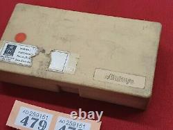 Vintage Mitutoyo Digital Micrometer Metric & Imperial Ref 293-766-10 Boxed