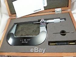 Vintage Nos Mitutoyo Digital Outside Micrometer 3 To 4 No. 193-214 Japan