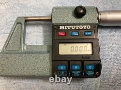 Vintage mitutoyo 293-311 digital micrometer 0-1