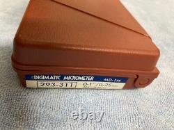 Vintage mitutoyo 293-311 digital micrometer 0-1