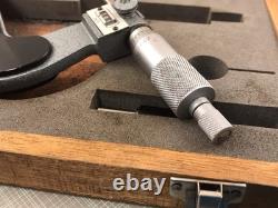 Vtg Mitutoyo Digital Micrometer in Box No. 193-214 With Accessories