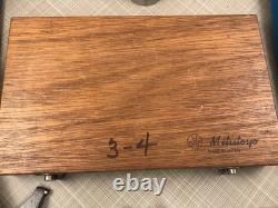 Vtg Mitutoyo Digital Micrometer in Box No. 193-214 With Accessories