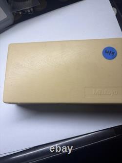 W14 Mitutoyo Digital Micrometer 0-1.00005 0.001mm with Case & Warranty Card