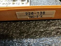 (clean) Mitutoyo 1-2 Thread Micrometer 226-138 Tmc -2 K. 001